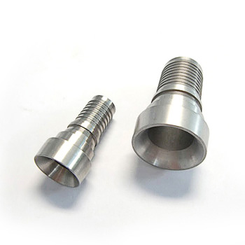 Stainless steel female swivel barb hose fitting